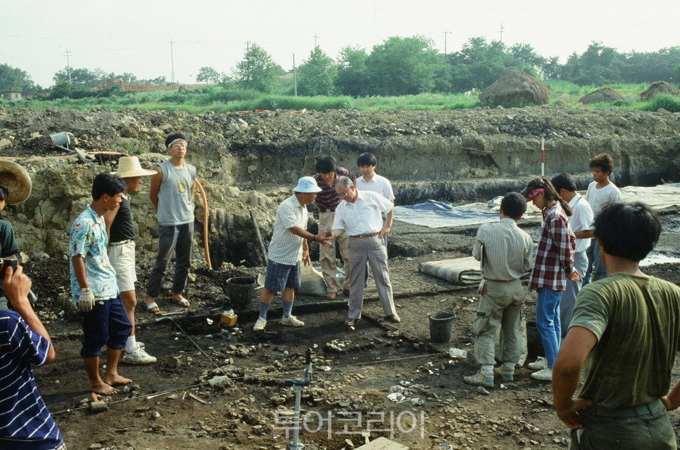 1991년 고양가와지볍씨 발굴현장