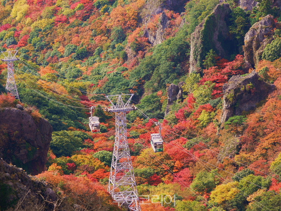 쇼도시마에 있는 일본 3대 협곡 간카케이 전경