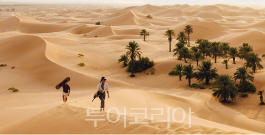 영화 '스타워즈 깨어난 포스(The Force Awakens)' 촬영지 사막 '리와 모래 언덕'