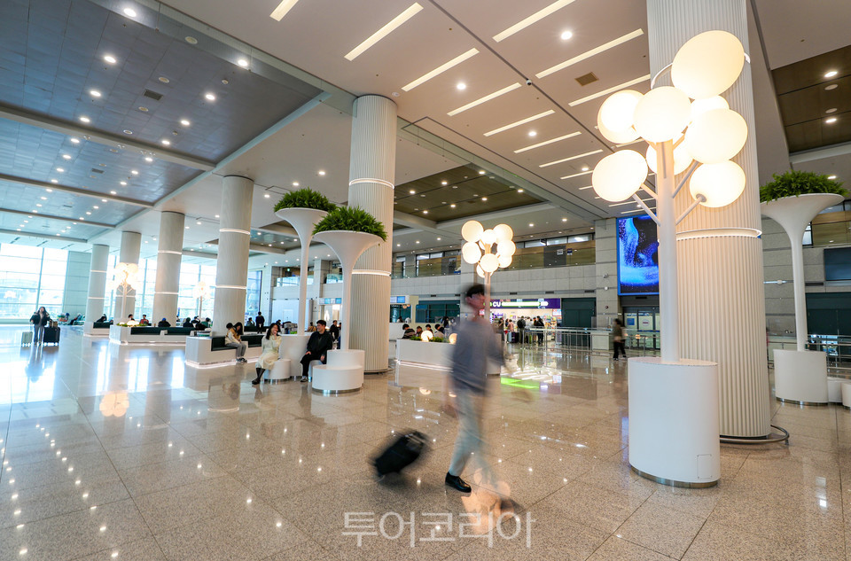 인천공항 제1여객터미널 도착층에 새롭게 조성된 ‘서비스 특화공간’의 모습.  /사진-인천공항공사