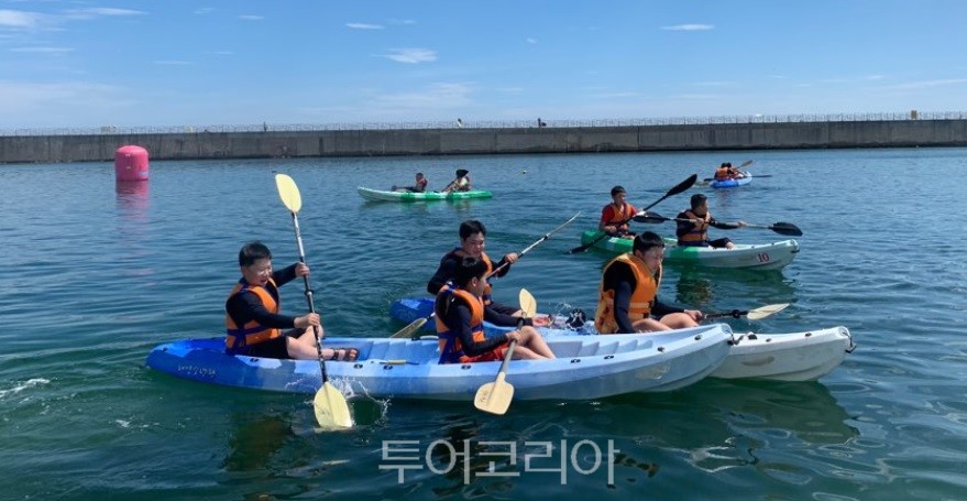 한국해양소년단 강원연맹 해양레포츠 체험교실