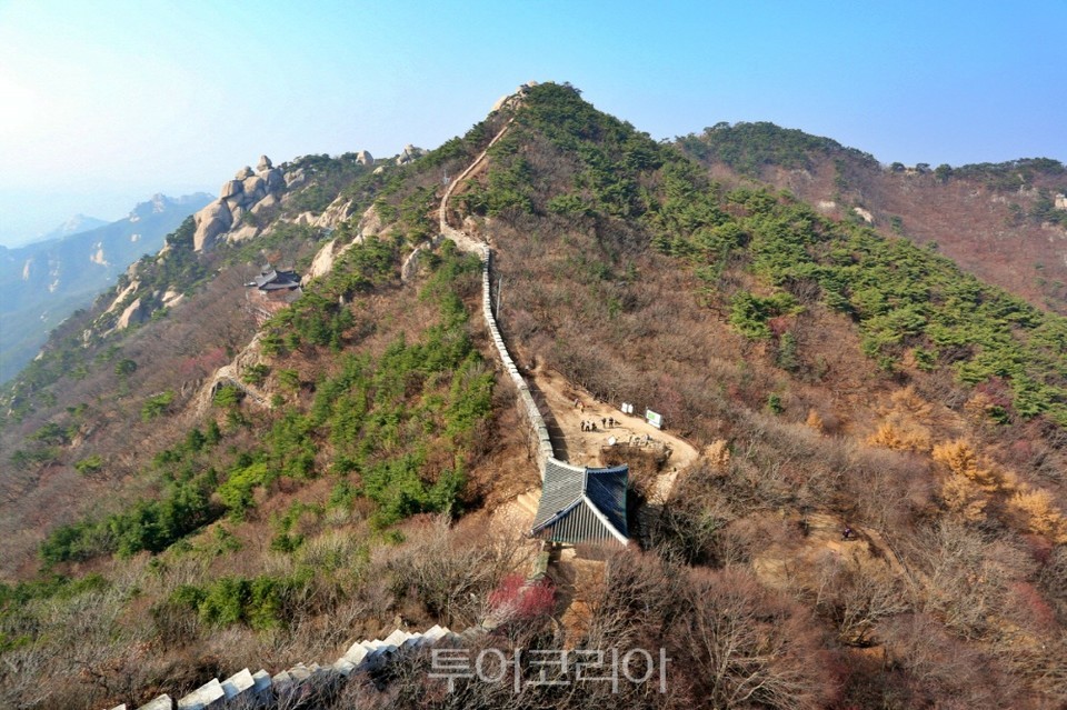 북한산성 대남문 및 성벽