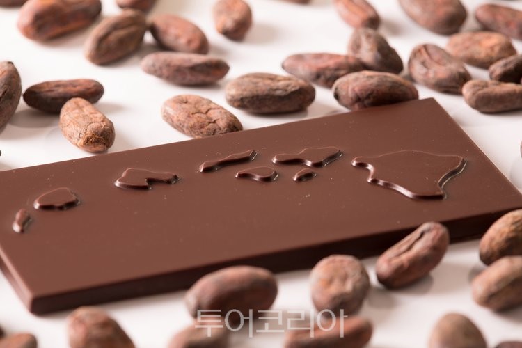 Lonohana Estate Chocolate 초콜릿바와 빈